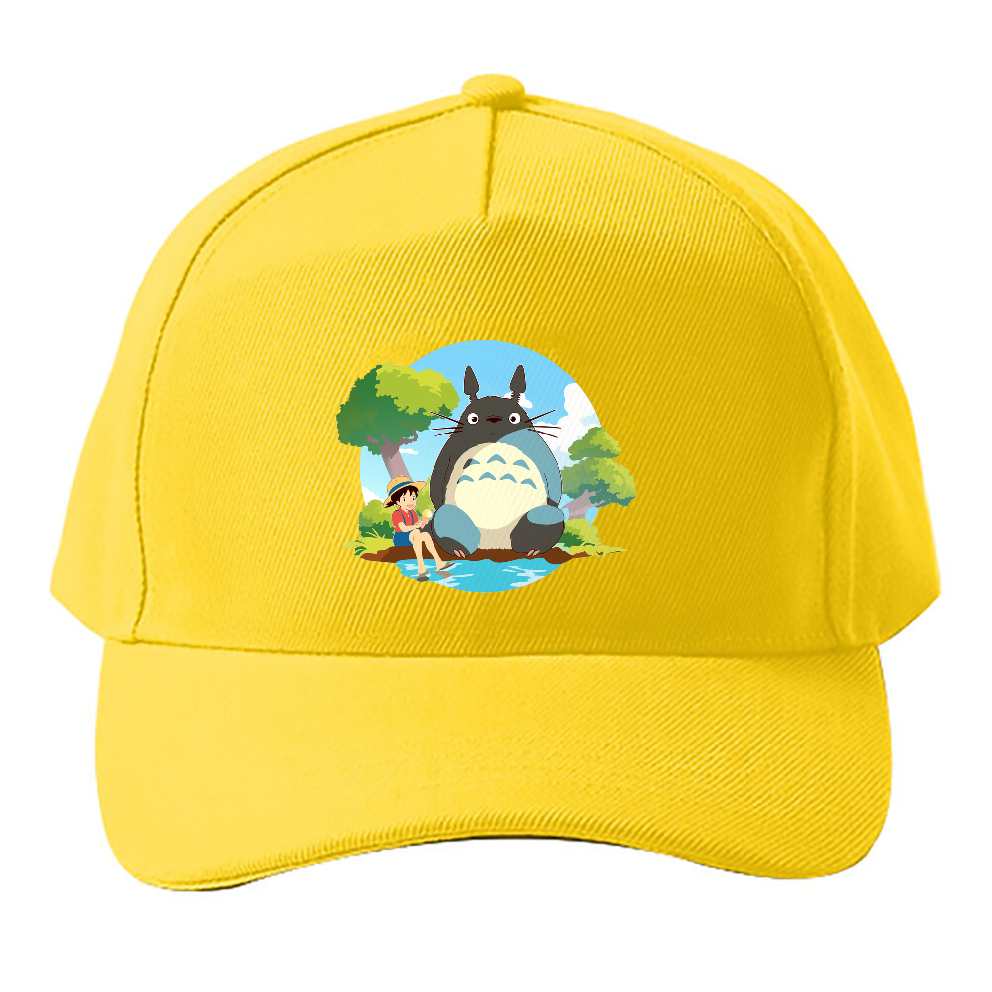 （画像用） となりのトトロ 草壁メイ 草壁サツキ My Neighbor Totoro Satsuki Kusakabe Mei Kusakabe ベースボールキャップ 綿100％ 男女兼用 帽子 スポーツ
